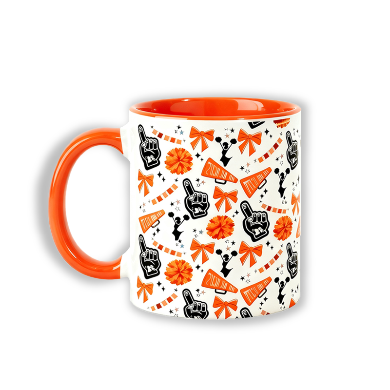 Personalized Cheerleading Mug with Custom Design Perfect for Cheerleaders and Fans