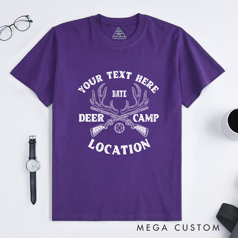 Personalized Hunting Shirt Deer Camp Shirt Deer Hunting Shirt Funny Hunting Shirt for Him Hunter Gift