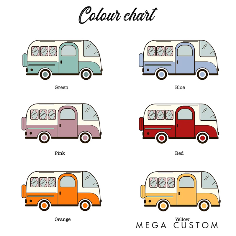 Personalized Campervan Pillow Custom Couple Camping Pillow Camper Van Gift for Family Pillow Gift for Camper