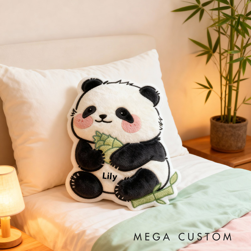Personalized Graphic 3D Print Panda Paradise Pillow for Travel Lovers