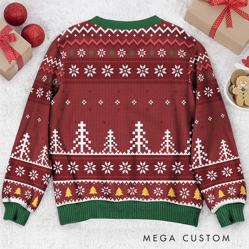 Personalized Christmas God Says I am Name Letter in Bible Ugly Sweater Religious Gift Christians Gift for Christmas Merry Christmas Gift