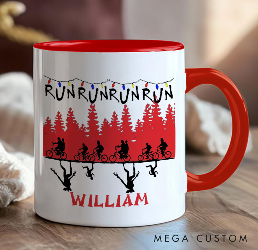 Personalized Christmas Things Cyclist Coffee Mug Funny Bicycle Gift Lover Mug Cyclist Gift Mountain Biker Gift Cycling Gift Bike Gift Bicyclist Mug Colour Options Available