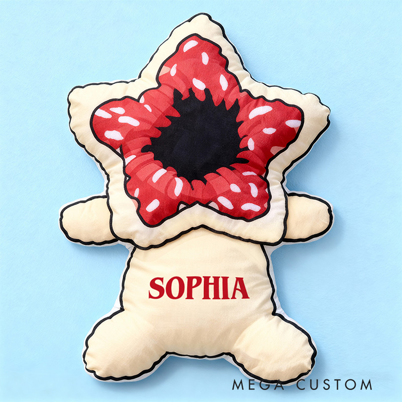 Personalized Graphic 3D Print Vintage Monster Movie Shaped Pillow for Movie Lovers Pillow Christmas Gift for Kids