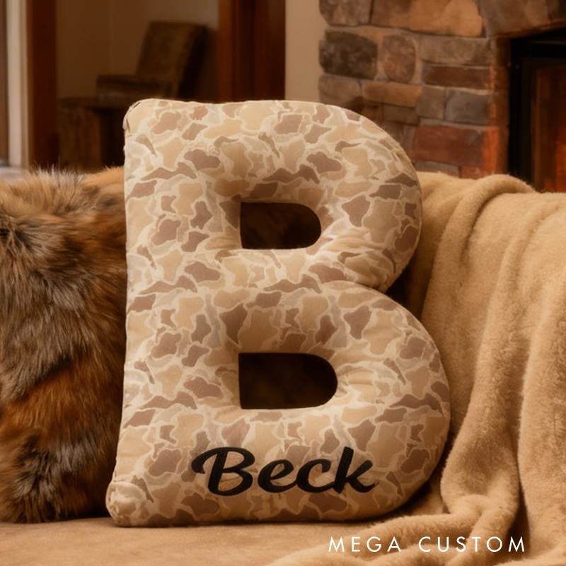 Personalized Hunting Camouflage Pillow Outdoor Hunting Enthusiasts Pillow Deer Hunting Lover Gift