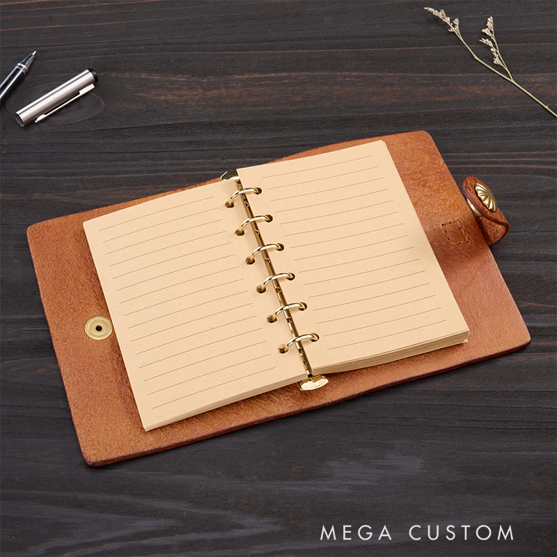 Personalized Leather Notebook Custom Leather Journal Personalised Leather Notebook Initial Notebook Gifts