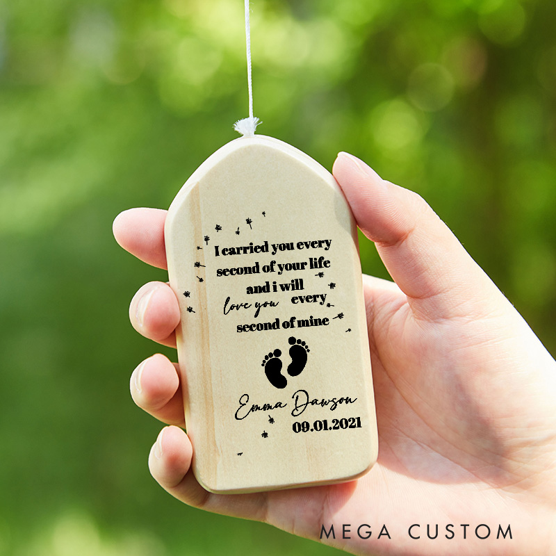 Personalized Baby Loss Memorial Wind Chime Custom Miscarriage Stillbirth Wind Chime Sympathy Grief Gift Bereavement Gift 