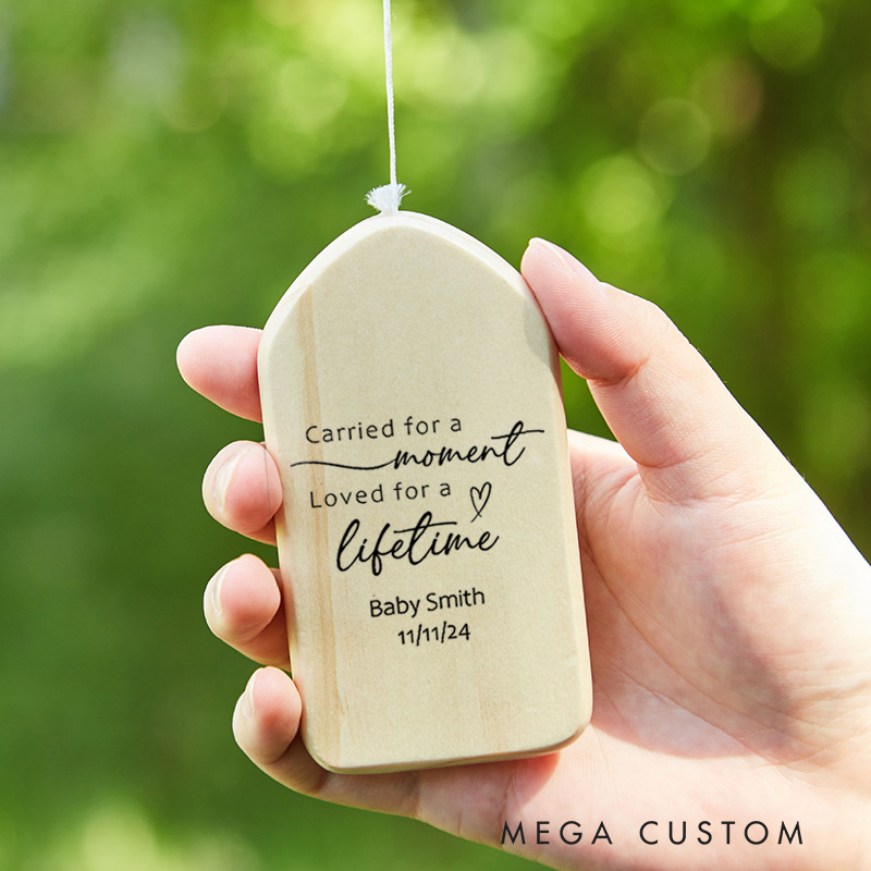 Personalized Sympathy Wind Chimes for Loss of Baby Memorial Windchimes for Infant Loss Miscarriage Pregnancy Loss and Angel Baby Keepsake Bereavement Gift