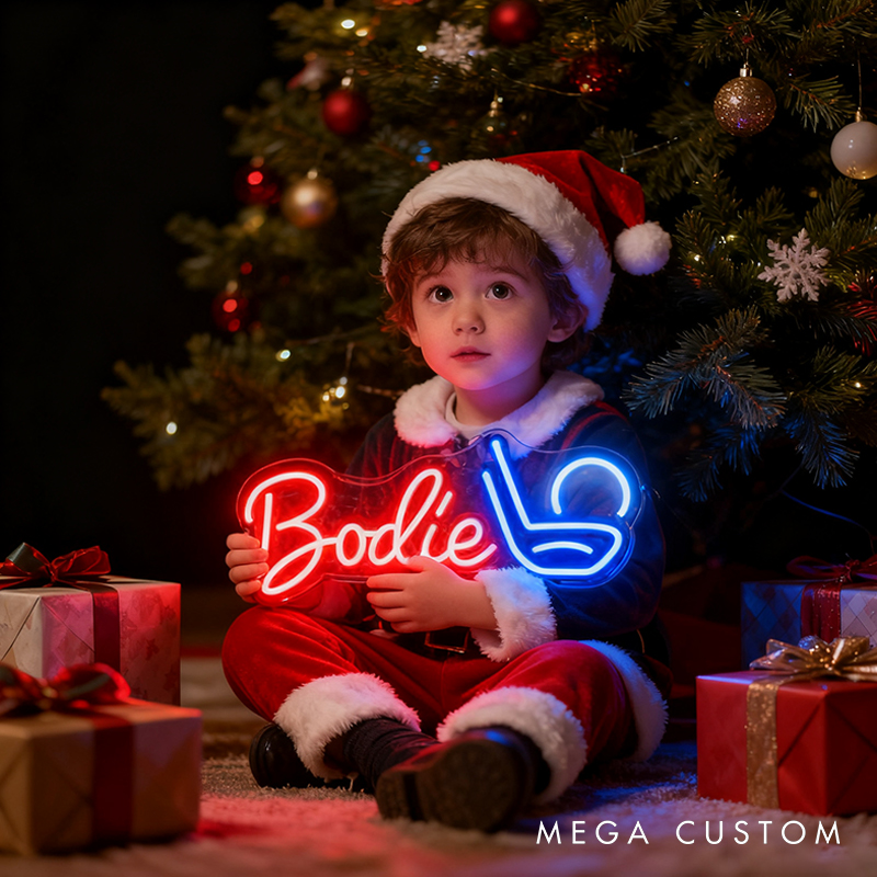 Personalized Golf Neon Sign with Custom Name for Golf Enthusiasts