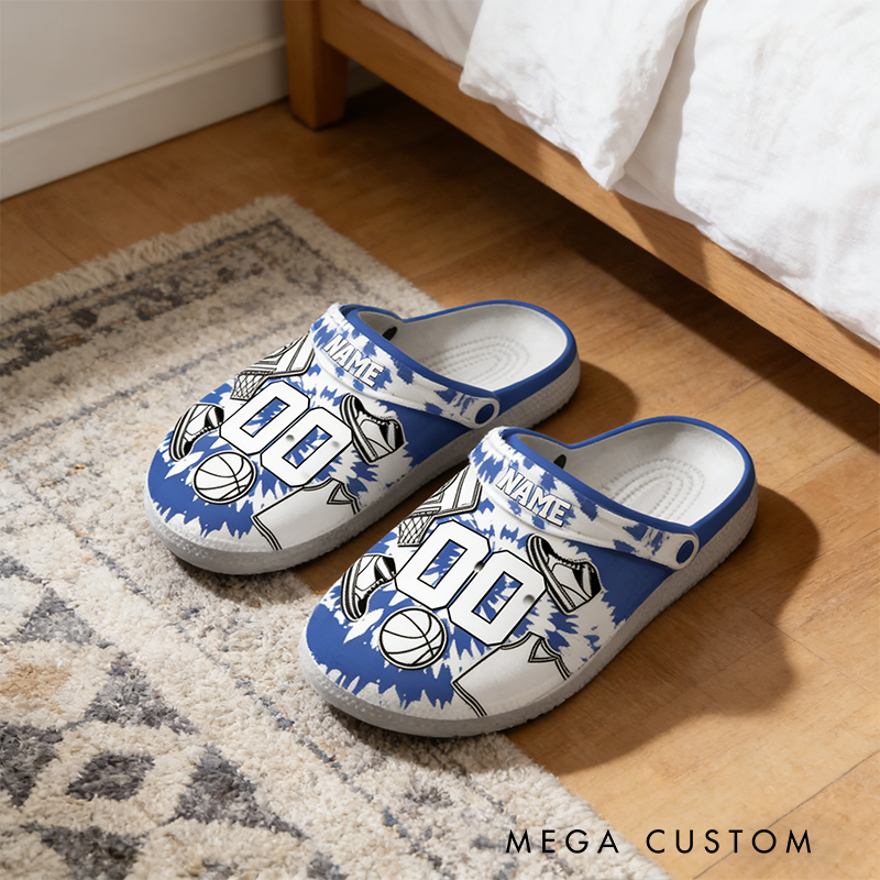 Personalized Basketball Crocs with Custom Name and Number for a Standout Look
