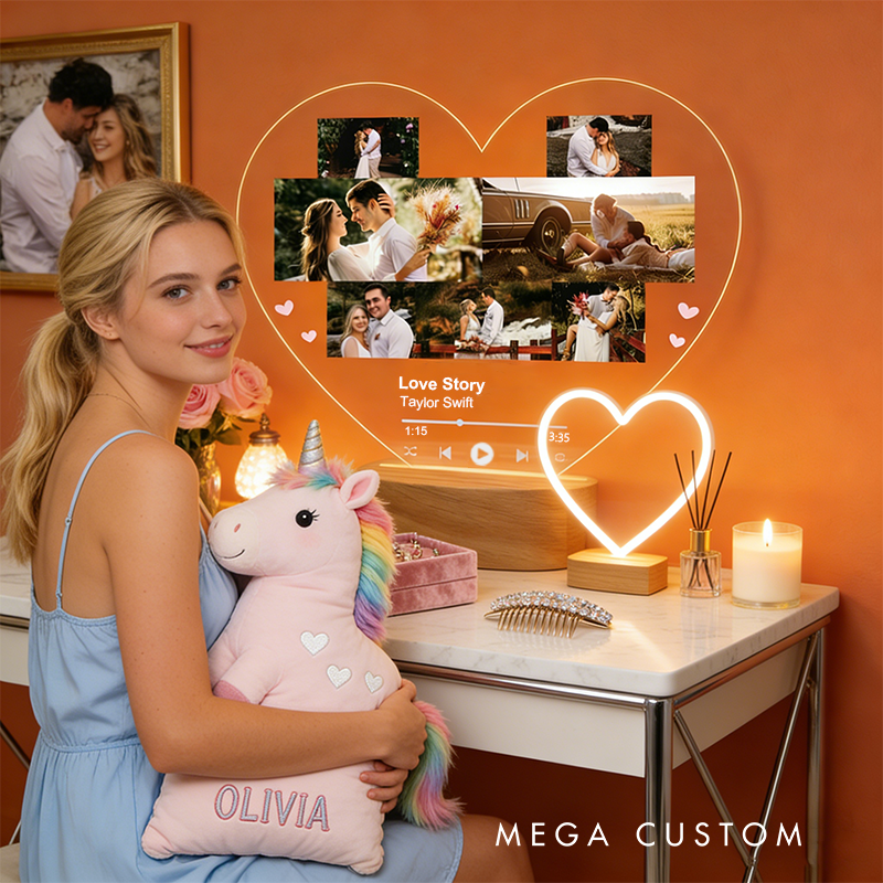 Personalized Night Light Valentines Couple Gift Custom Night Light Memorial Gifts Custom Home Gift Gifts for Her Valentines Gift for her