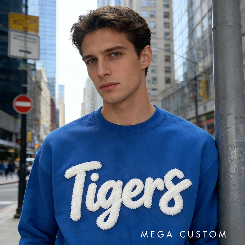 Personalize Your Cozy Sweatshirt with Custom Team Name and Embroidery