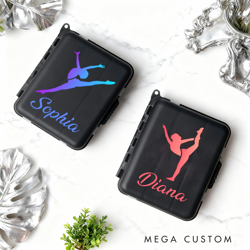 Personalized Gymnastics Competition Hair Kit Mini Hair Kit Dance Team Gift Dancer Gift Travel Hair Case for Dancer Dance Lover Kids