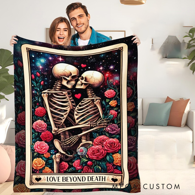 Personalized Custom Text Blanket Custom Valentines Day Blanket for Couple Lovers Anniversary Birthday Gift Blanket Gift idea for Wife Girlfriend