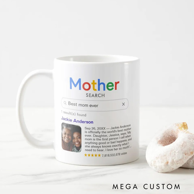 Personalized Funny Best Mother Ever Search Results with Personalized Photo Coffee Mug Geek Gift