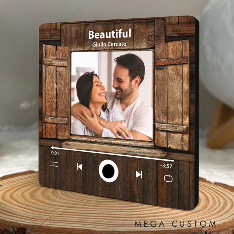 Personalized Anniversary Wedding Gifts Custom Photo Music Fridge Magnet That Can Play Songs For Husband And Wife Him And Her You Are The Song I Would Listen To On Loop