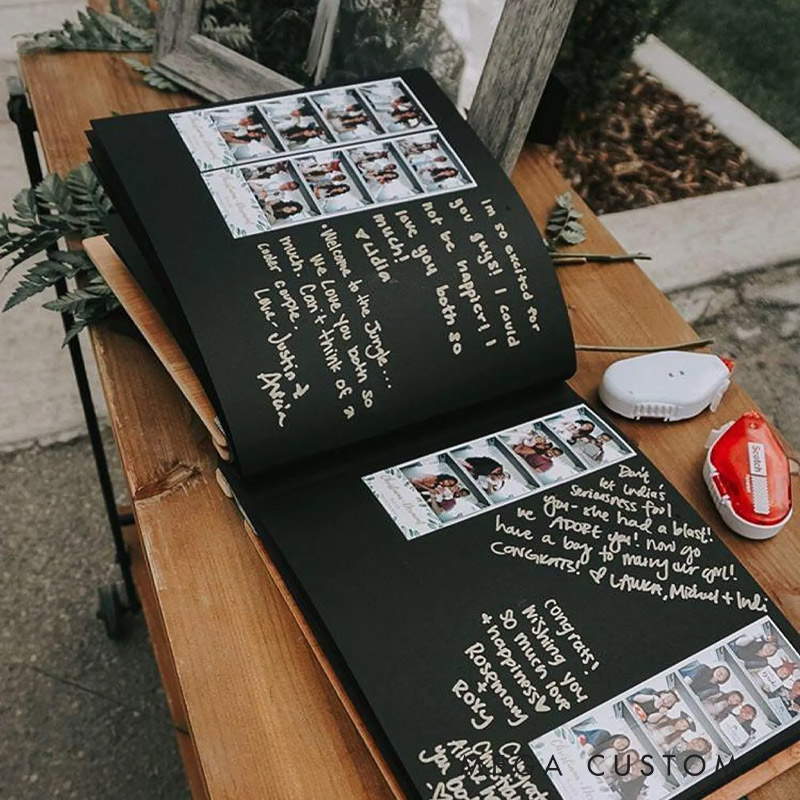 Personalized Honeymoon Travel Journal and Photo Album Adventure Book Scrapbook for Traveling Lovers Gift for Valentine's Day