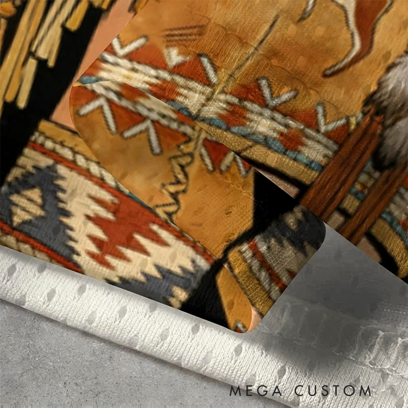 Personalized Native American Inspired Jersey with Custom Name and Number
