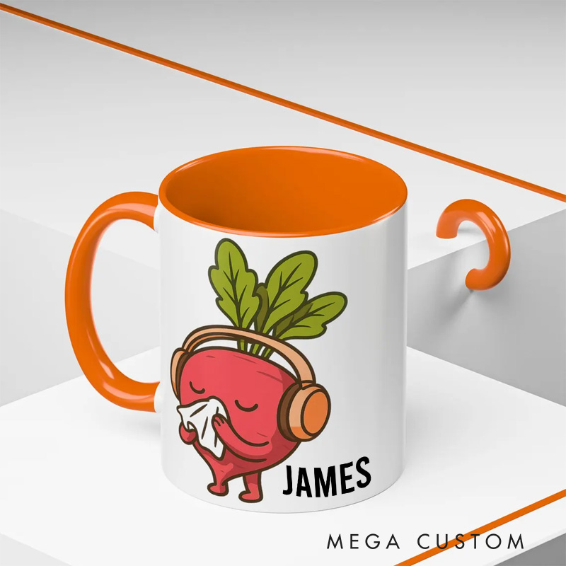 Personalized Sick Beets DJ Music Custom DJ Music Themed Mug for Music Lovers