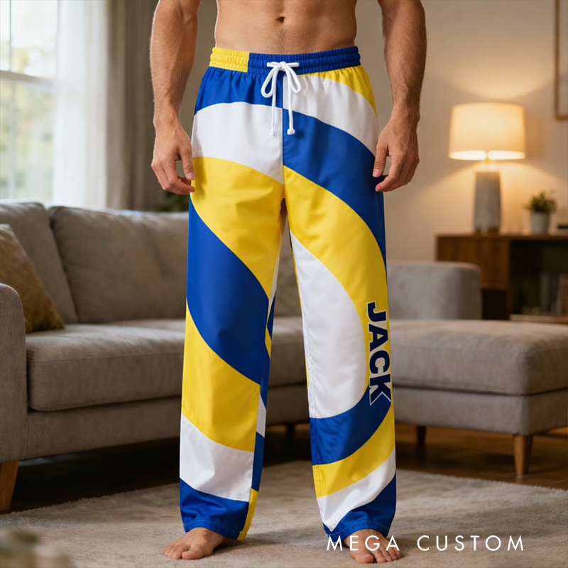 Personalized Volleyball Lounge Pants with Custom Name for Ultimate Comfort