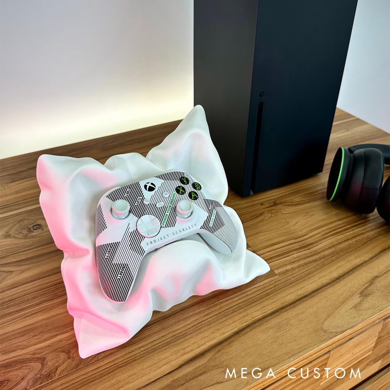 Personalized Pillow Controller Dock Video Game Controller Holder Joystick Stand Gamer Gift 3D Printed Gift for Game Lovers
