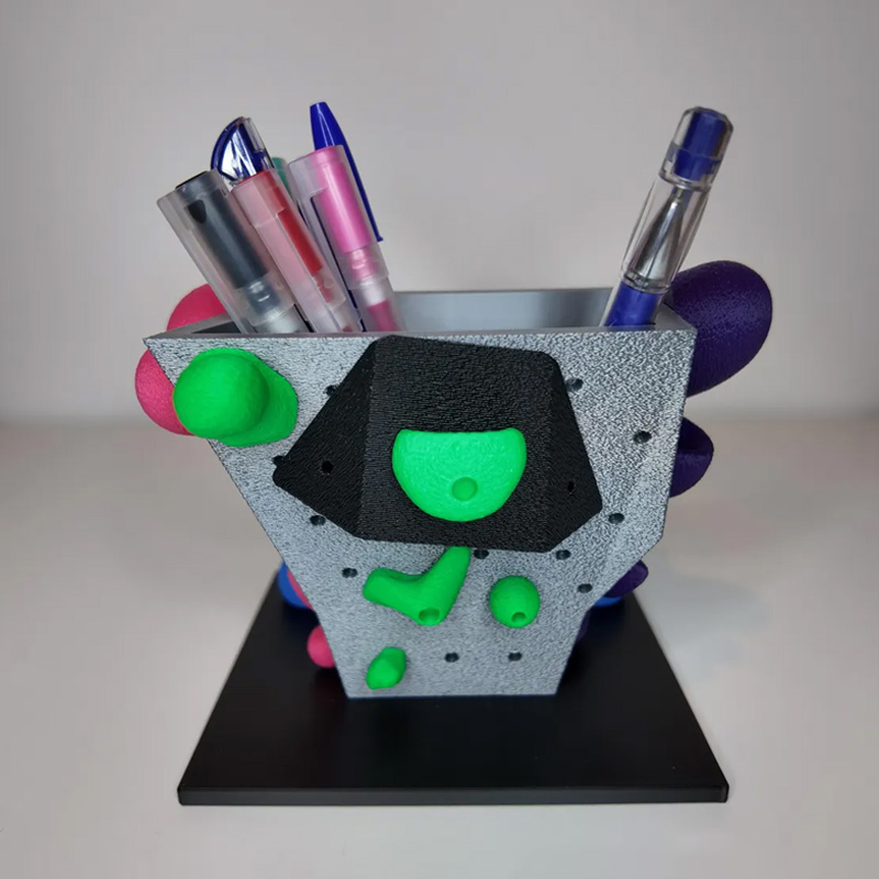 Personalized Pen Holder Bouldering Style Comes with Climbing Holds Desk Decoration Gifts for Climbers & Boulderers
