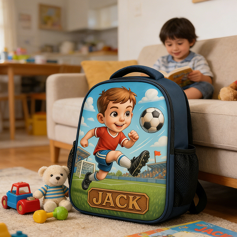 Personalized Soccer Backpack with Custom Name for Boys and Girls Who Love Soccer  