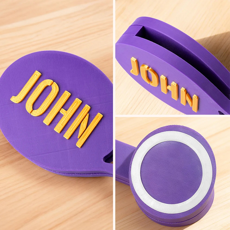 Personalized Multicolor 3D-Printed Magnetic Pickball Tennis Mobile Phone Hook with Text Sport Accessories Gift for Pickleball Tennis Players