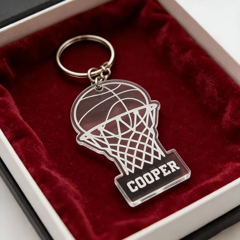 Personalized Basketball Keychain Showcases Your Love for the Game