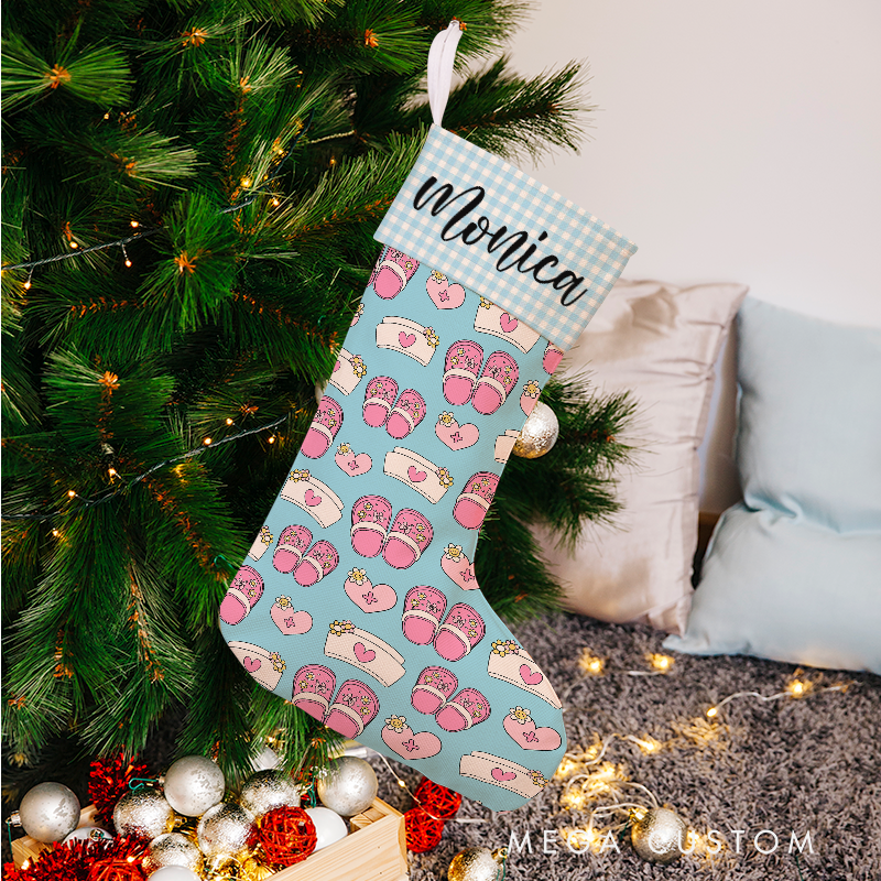 Personalized Nurse Themed Christmas Stocking