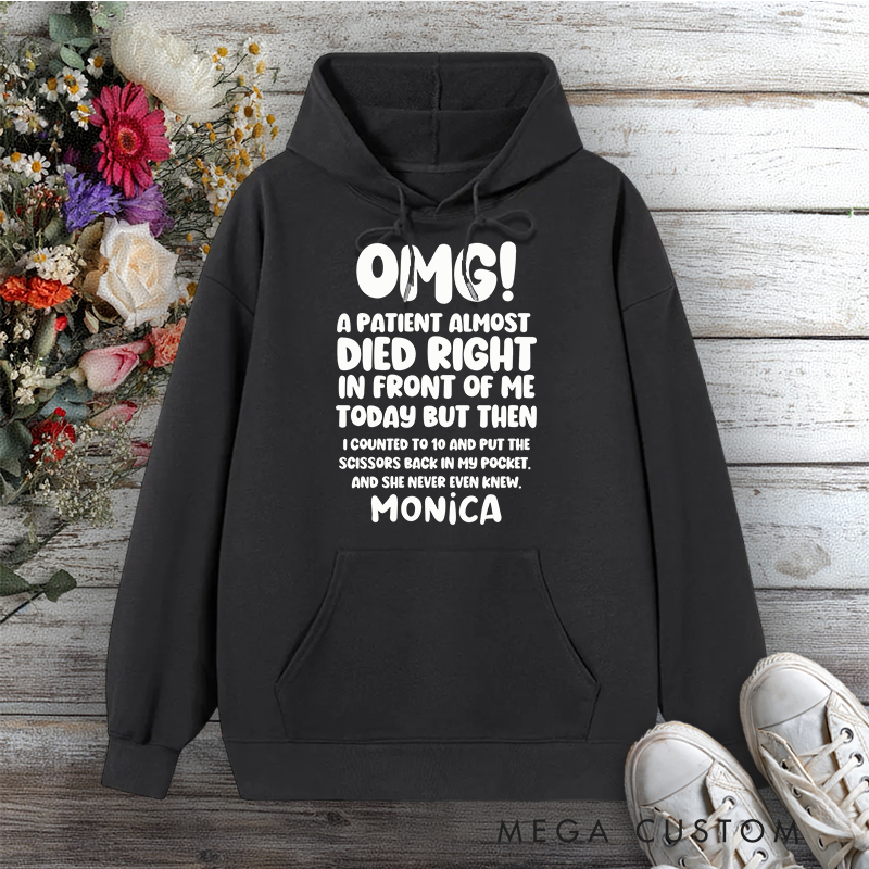 Personalized Hoodies for Nurse OMG Nurse Humor Design Hoodies International Nurse Day Gift