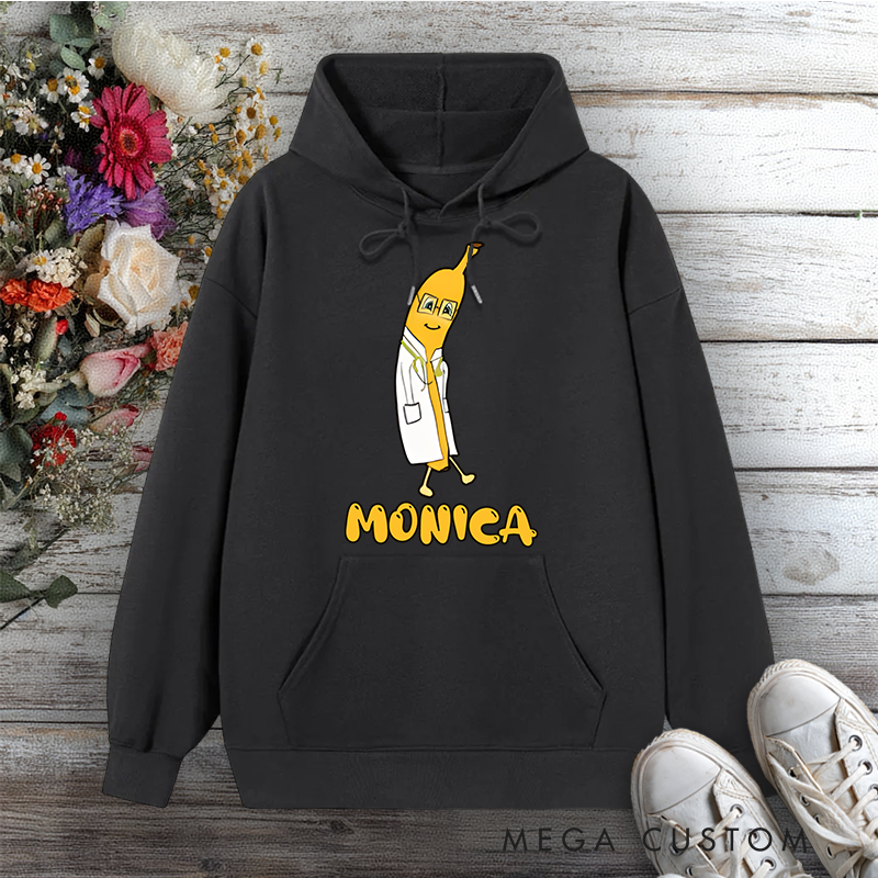 Personalized Hoodies for Nurse Doctor Banana Health with a Twist Design Hoodies International Nurse Day Gift