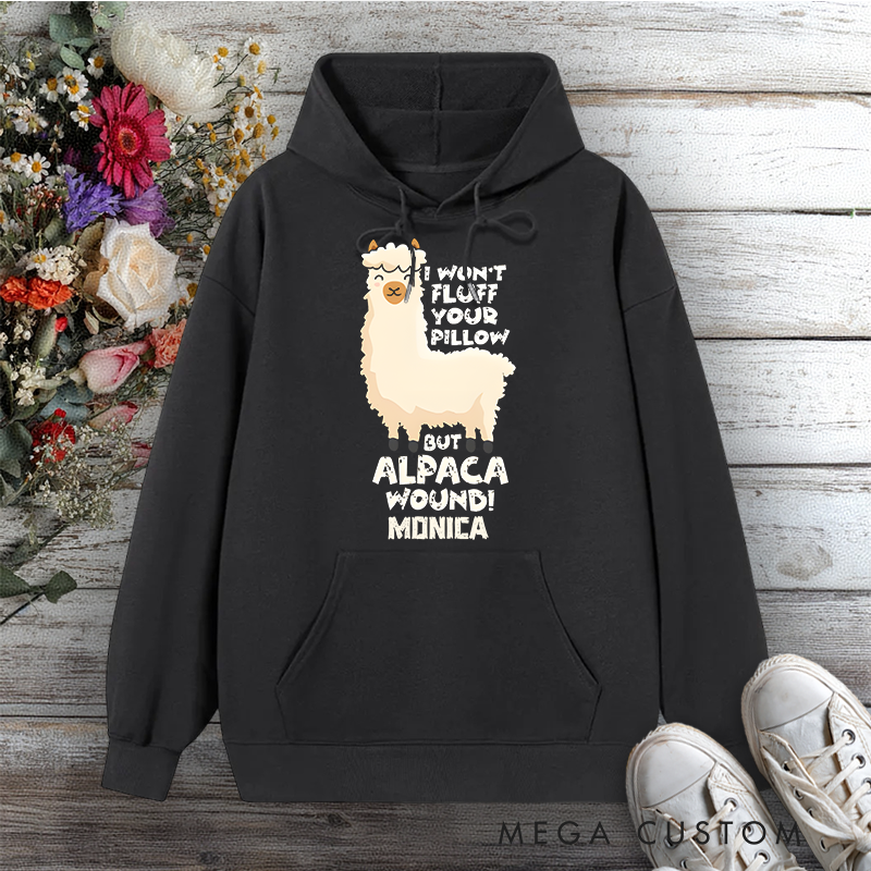 Personalized Hoodies for Nurse Alpaca Nurse Humor Design Hoodies International Nurse Day Gift