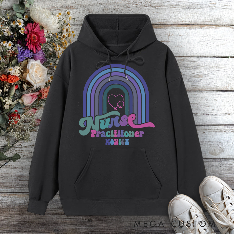 Personalized Hoodies for Nurse Practitioner Care in Every Hue Design Hoodies International Nurse Day Gift