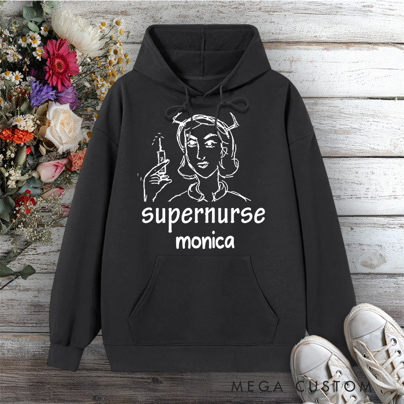 Personalized Hoodies for Nurse Super Nurse Design Hoodies International Nurse Day Gift