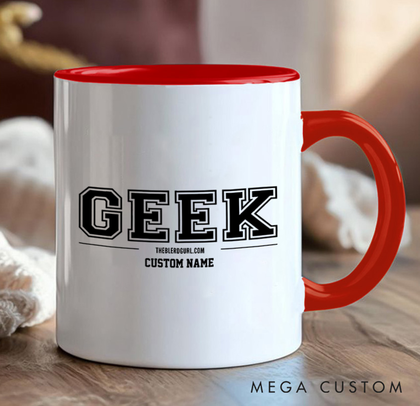 Personalized Geek Pride Mug Technology Computer Programmer Enthusiasts Mug Gift for Geek Nerd Lovers