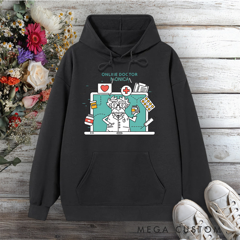 Personalized Hoodies for Nurse Online Doctor Design Hoodies International Nurse Day Gift