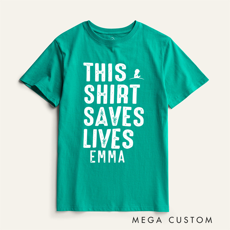 Personalized This Shirt Saves Lives Life Saving Info Wars T-Shirts