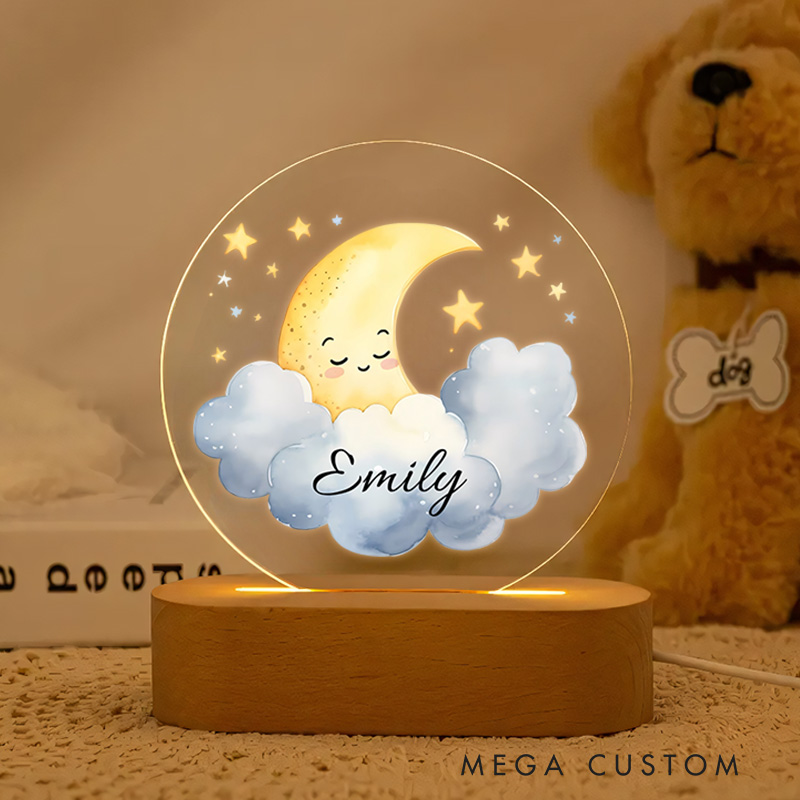 Personalized Baby Fairy Tale Night Light Starry Night Light Nursery Gift