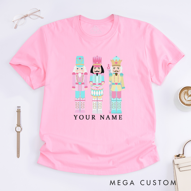 Personalized Dance T-Shirt Custom Name Gift Unisex Holiday Fashion Unique Printed Tee for Kids and Adults Family Matching Outfits