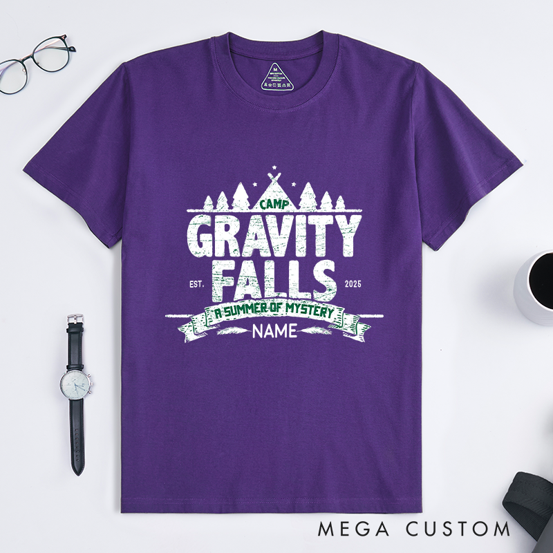 Personalized A Summer of Mystery T-Shirt Hiking Camping Travel Shirt Gift for Travel Mysterious Adventurers Lovers