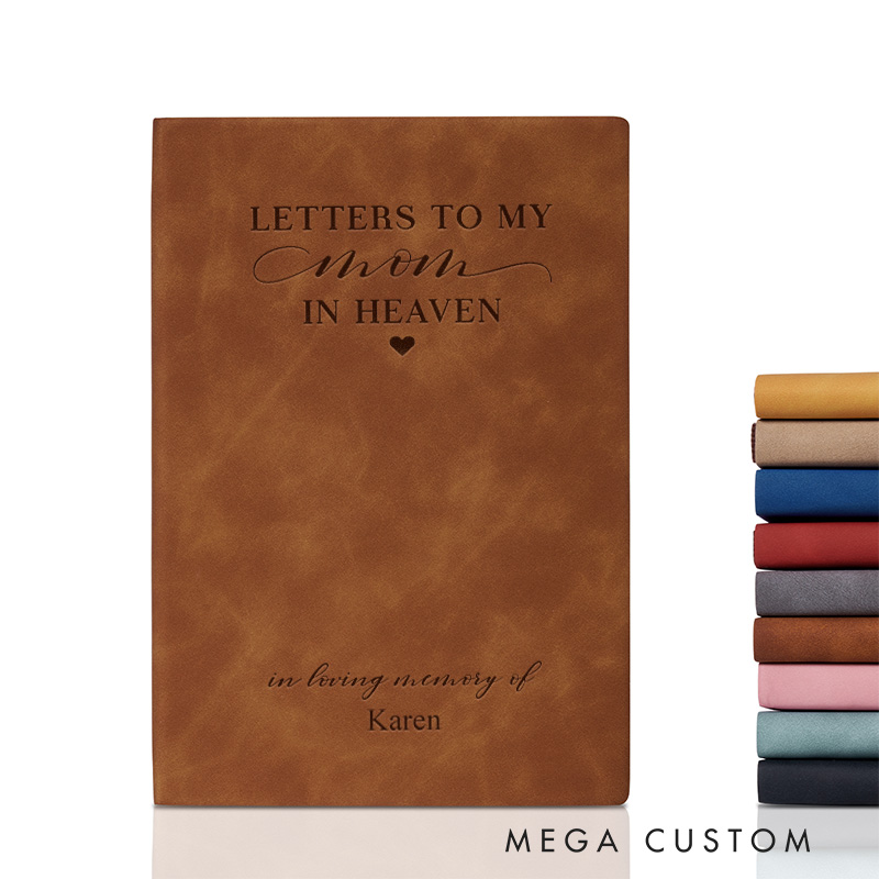 Personalized Mother Memory Notebook Custom Dear Mom Journal Letters to Mom in Heaven Keepsake Book Loss of Mother Memorial Gift