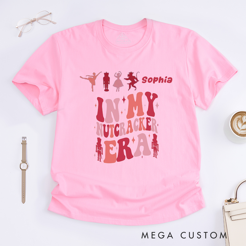 Personalized Ballet Era T-Shirt Custom Name Gift Unique Dance Performance Tee for Kids Girls Boys Unisex Present Family