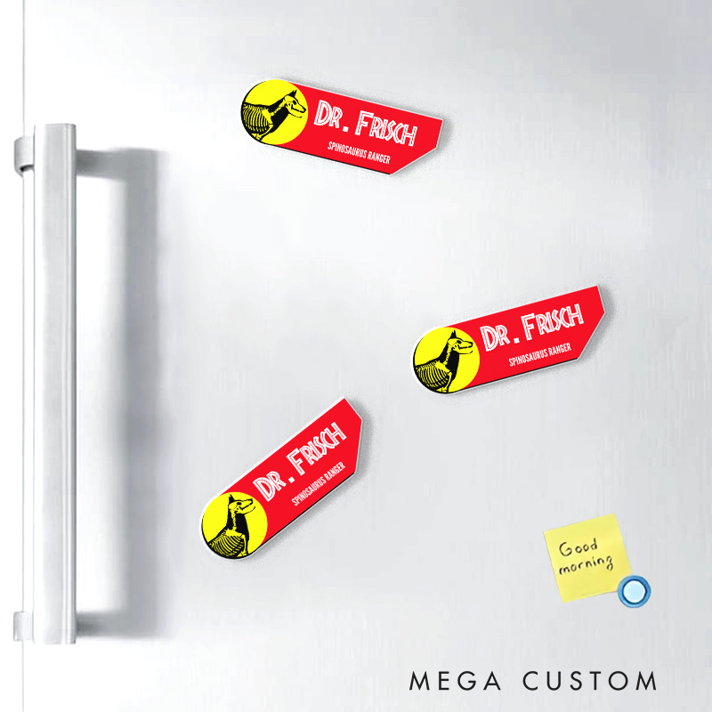 Personalized Dog Cat Lab Tech Movie Fridge Magnets Park Magnets for Movie Lovers 90s Movie Fridge Decal