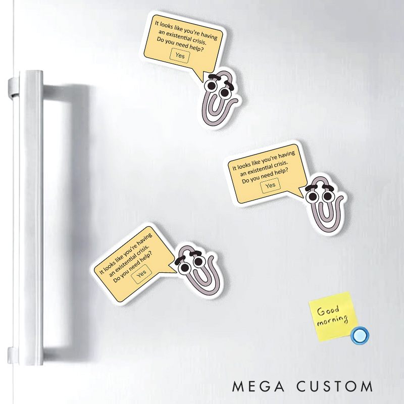 Personalized Paper Clip Company Funny Fridge Magnets Daily Grind TV Series Magnets Movie TV Show Fan Fridge Decal