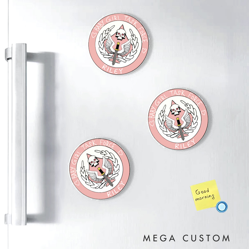 Personalized Girl Modern War of Duty Sign Fridge Magnets Video Game Magnets Geek Gaming Nerd Fridge Decal