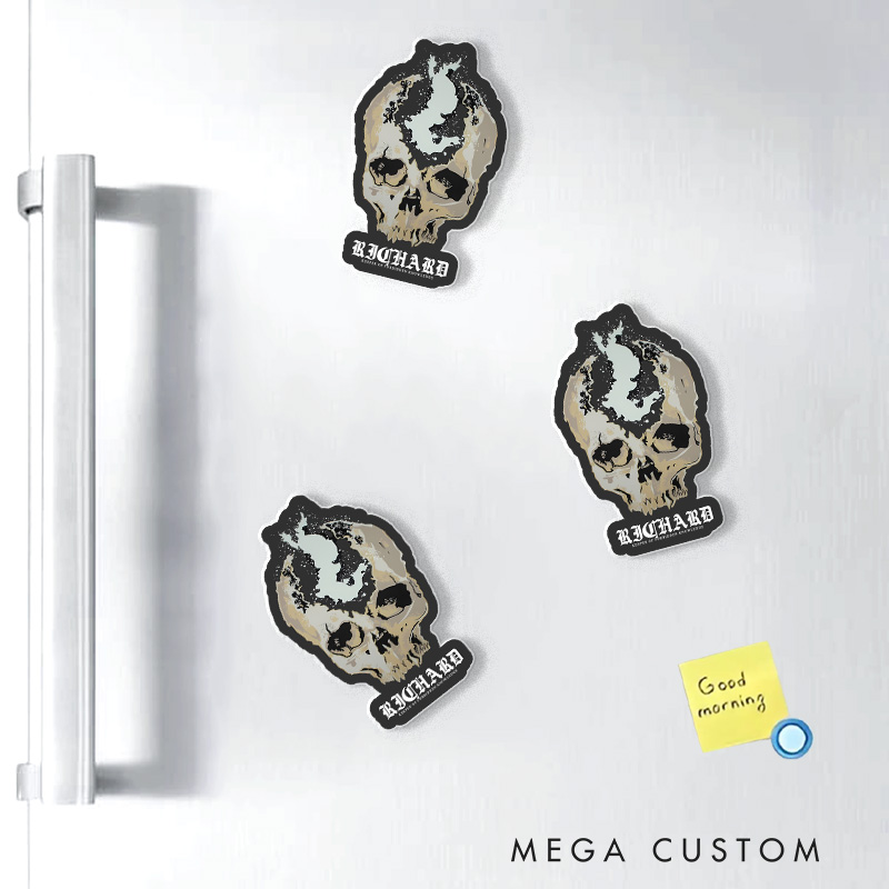 Personalized Madman's Knowledge Gothic Game Fridge Magnets Video Game Magnets Nightmare Hunter Fridge Decal Halloween