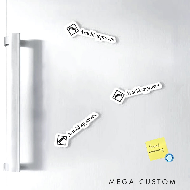 Personalized Approve and Disapprove Game Fridge Magnets CRPG Video Game Magnets Fantasy Game Fridge Decal