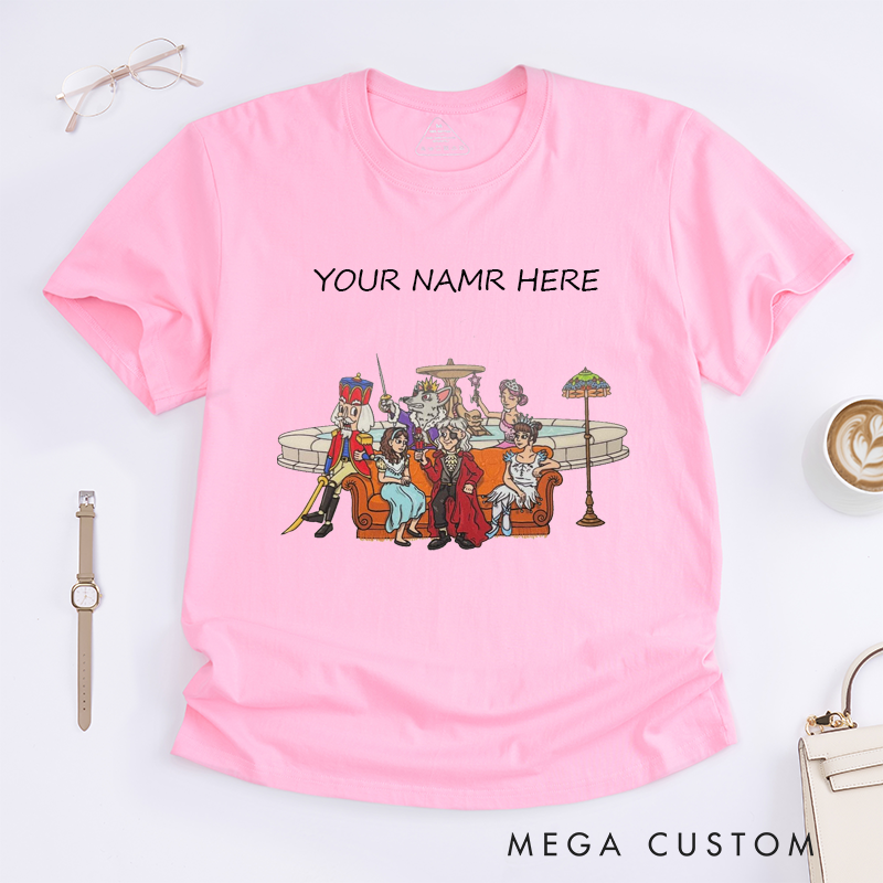 Personalized Dance Ballet T-Shirt Custom Name Gift for Kids Boys Girls Unisex Holiday Dance Outfit Unique Present for Ballet Lovers