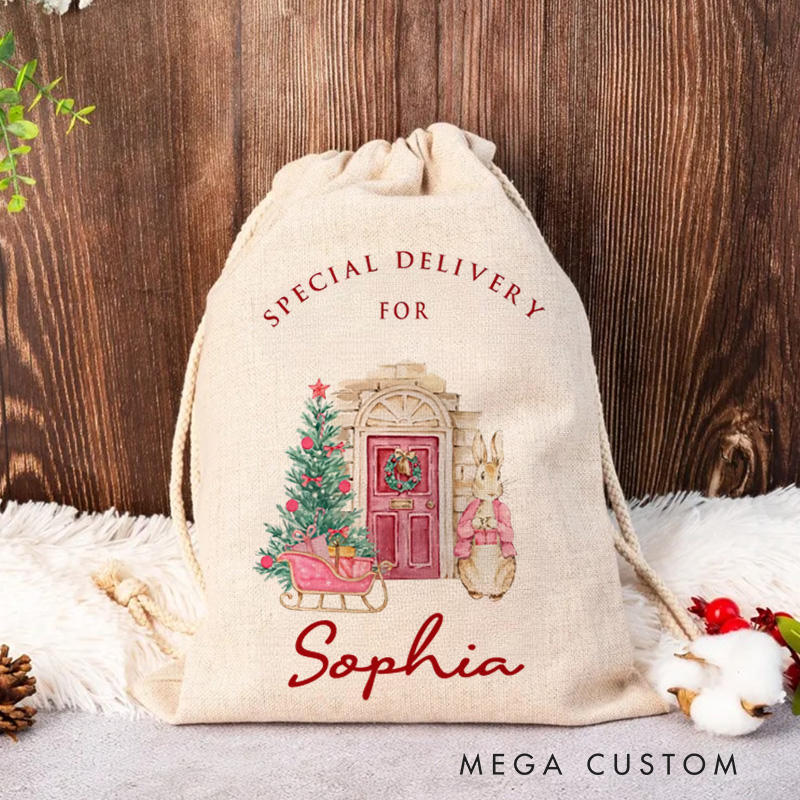Personalised Baby First Christmas Santa Sack Christmas Toy Sack Xmas Gifts for Baby