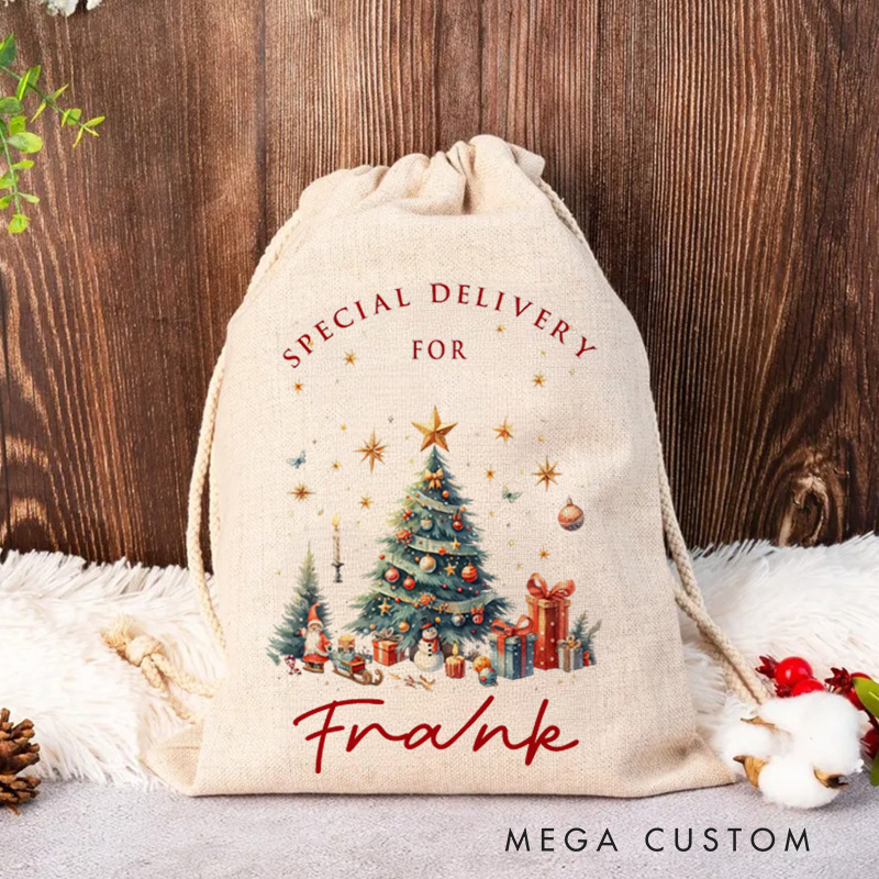 Personalised Baby First Christmas Santa Sack Christmas Eve Bag Xmas Gifts for Baby